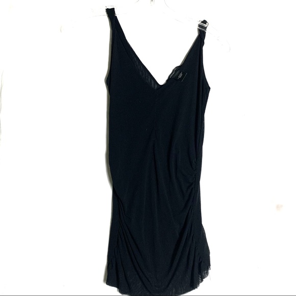 Arden B Layered Black Mesh Tank S - Picture 2 of 6